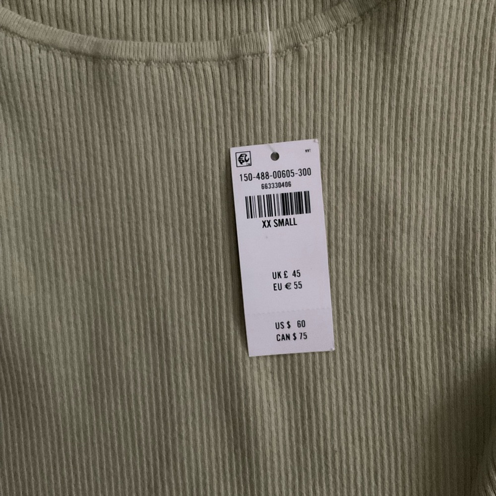 Abercrombie & fitch side Button Tank Top-XXS-NWT - Picture 7 of 7